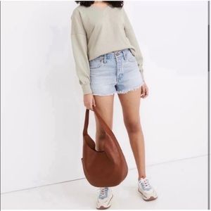 Madewell relaxed denim shorts curvy